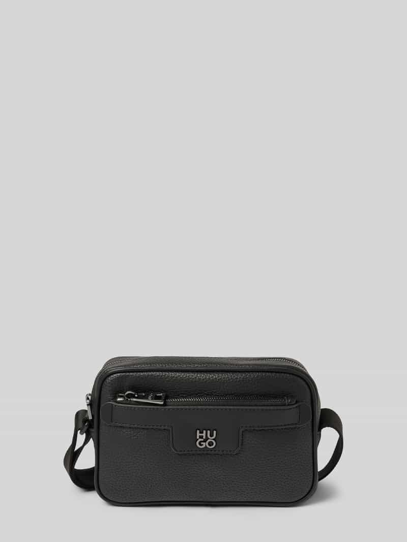 HUGO Crossbodytas met labeldetail, model 'NESH'