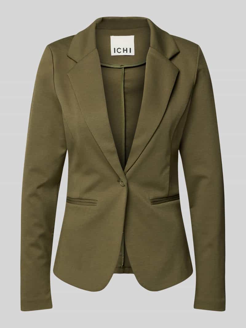 Slim fit blazer met paspelzakken, model 'KATE'