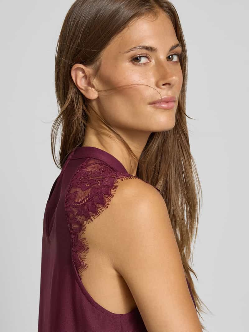 Vero Moda Regular fit blousetop met kant model 'MILLA'