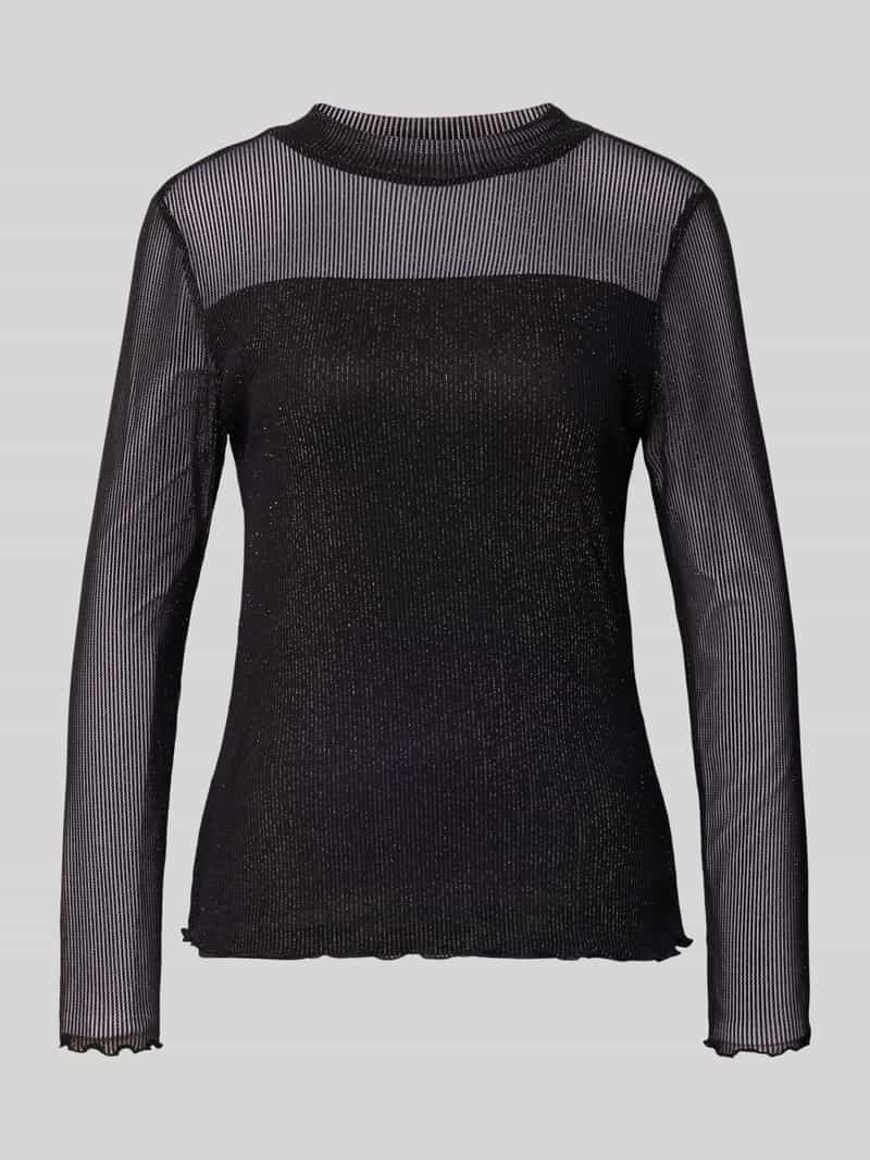 s.Oliver BLACK LABEL Slim fit shirt met lange mouwen en effectgaren