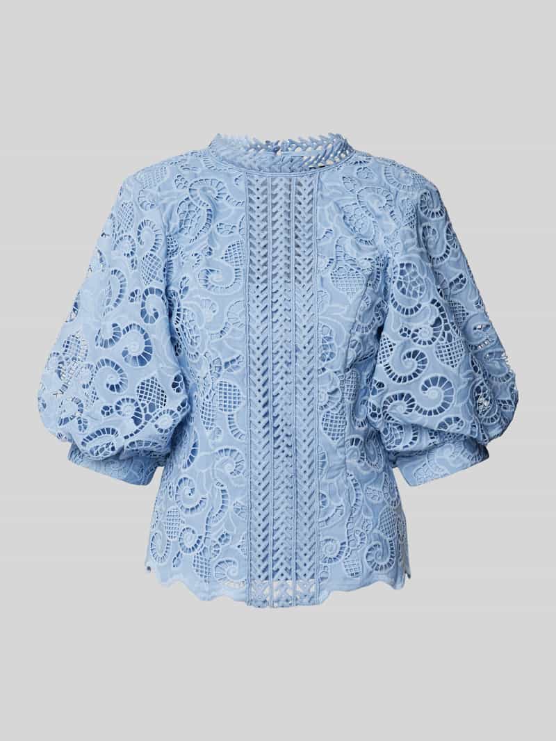 Copenhagen Muse Slim fit blouseshirt met opstaande kraag model 'LANLY'