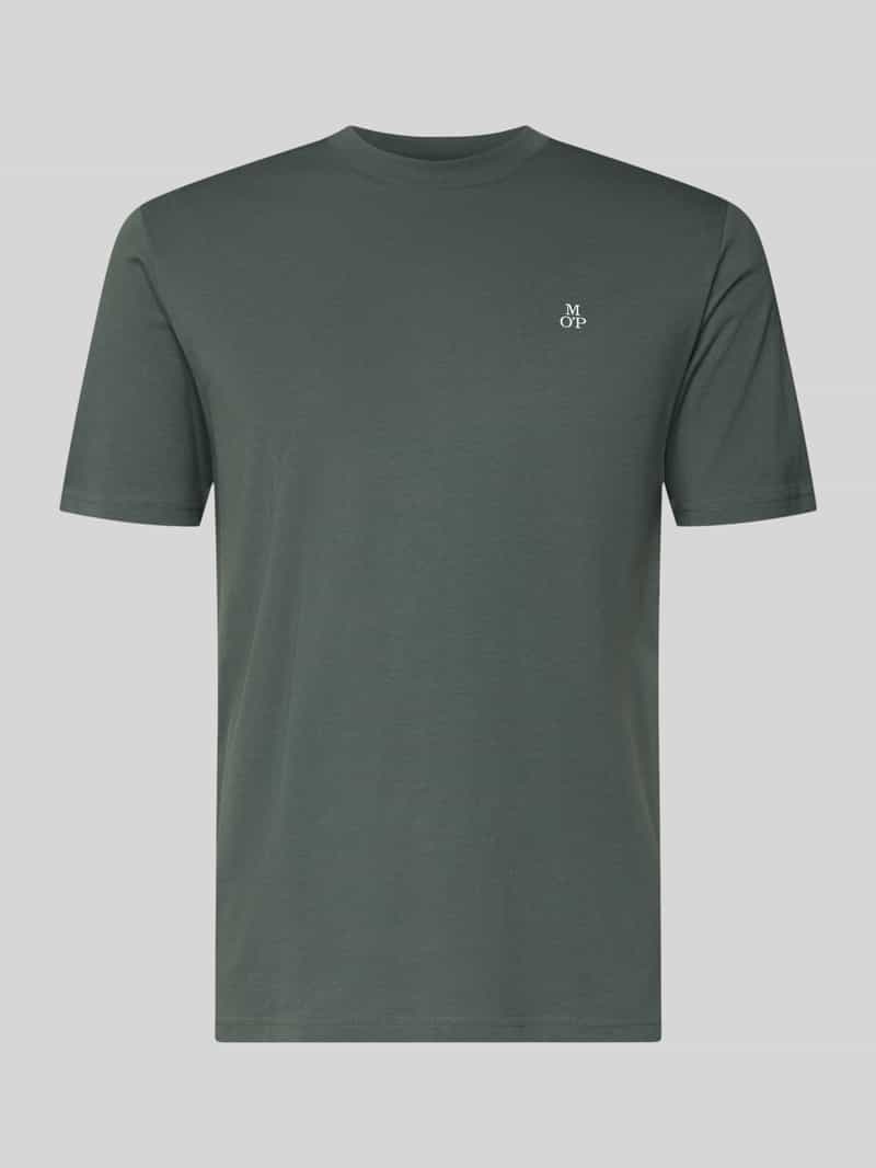 T-shirt met labelprint