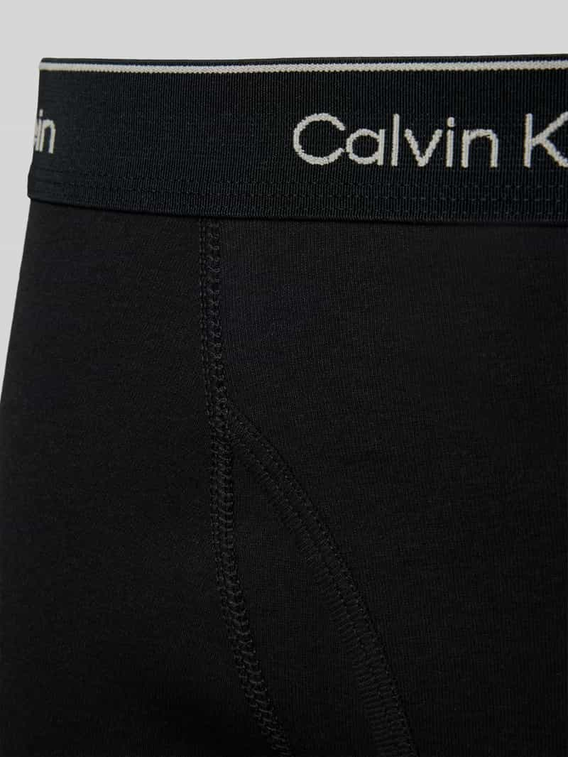 Calvin Klein Underwear Boxershort met band met label in een set van 3 stuks