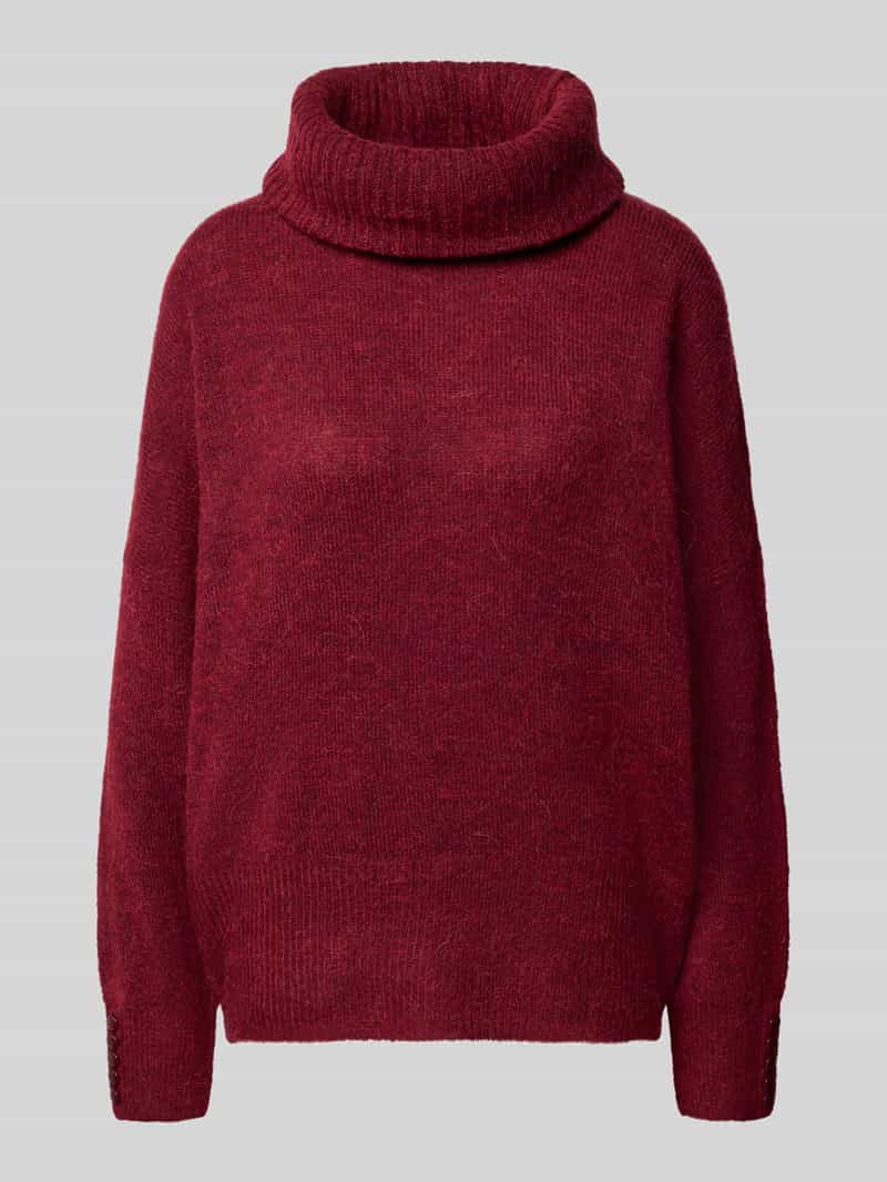relaxed fit gebreide pullover met col model 'IHKAMARA'