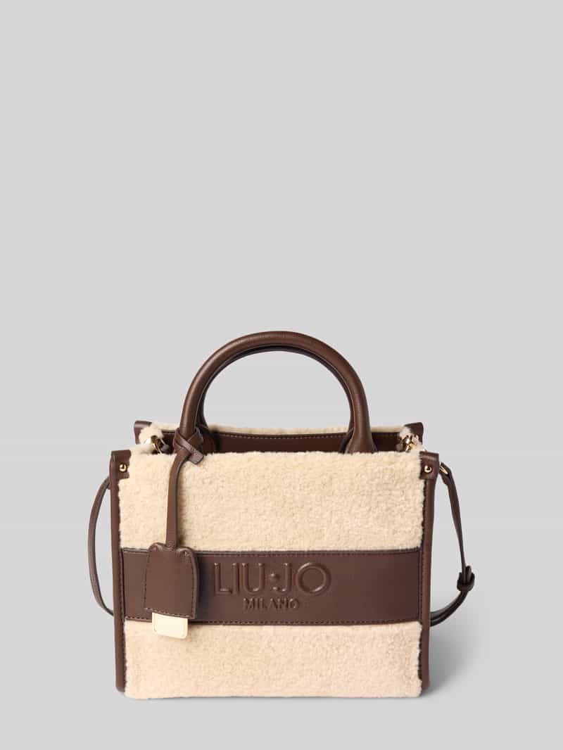 Liu Jo White Handtas met teddybont en labeldetail