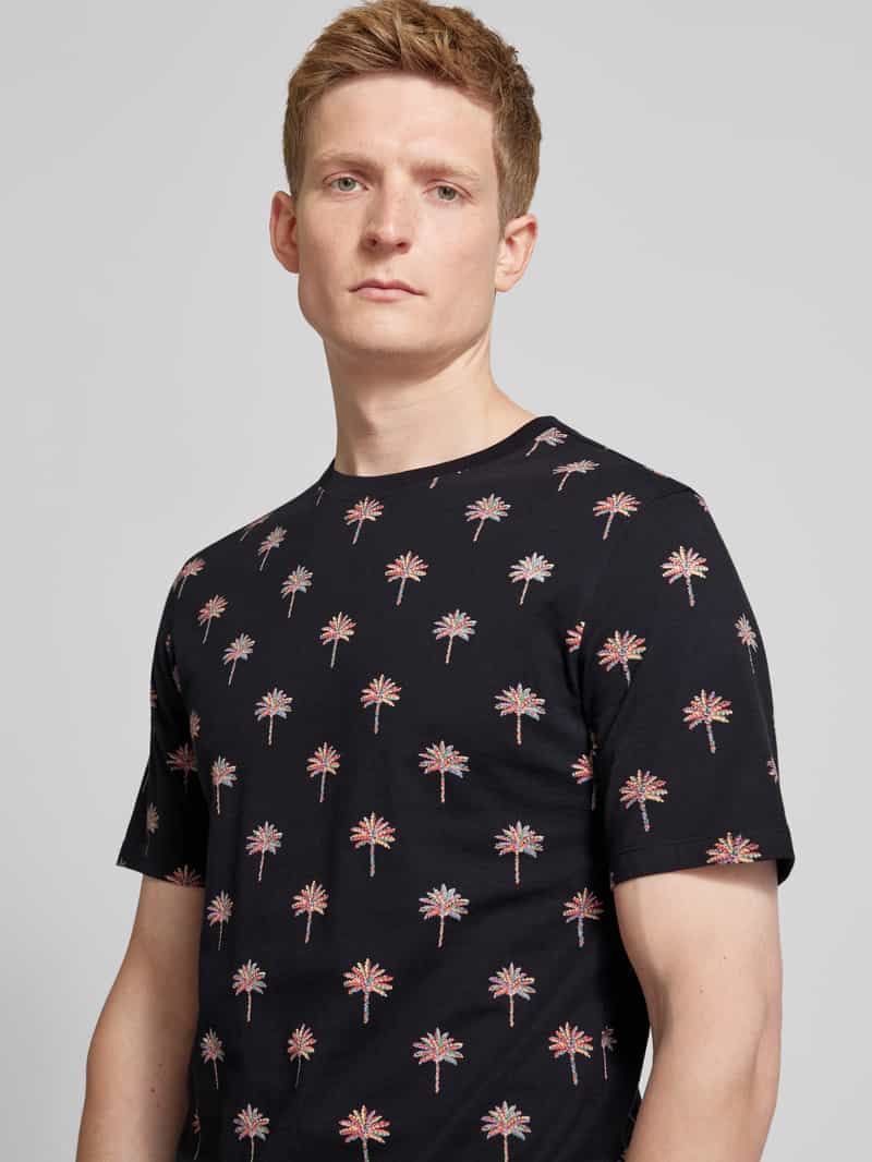 Scotch & Soda T-shirt met all-over motief