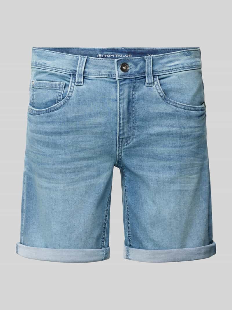 Tom Tailor Slim fit korte jeans van katoenmix model 'ALEXA'