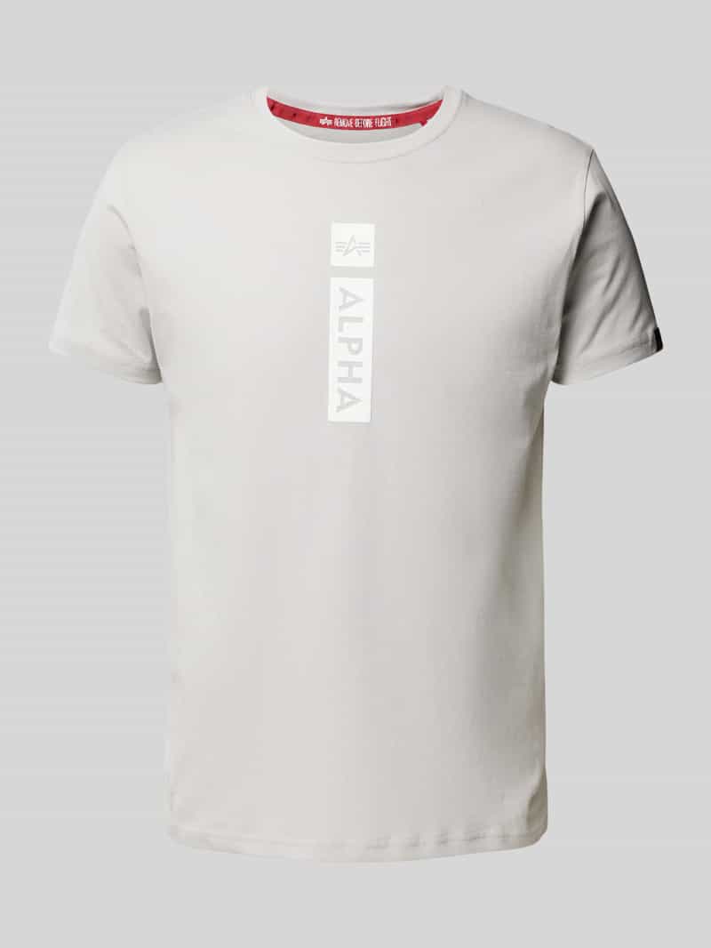 alpha industries T-shirt met labelprint