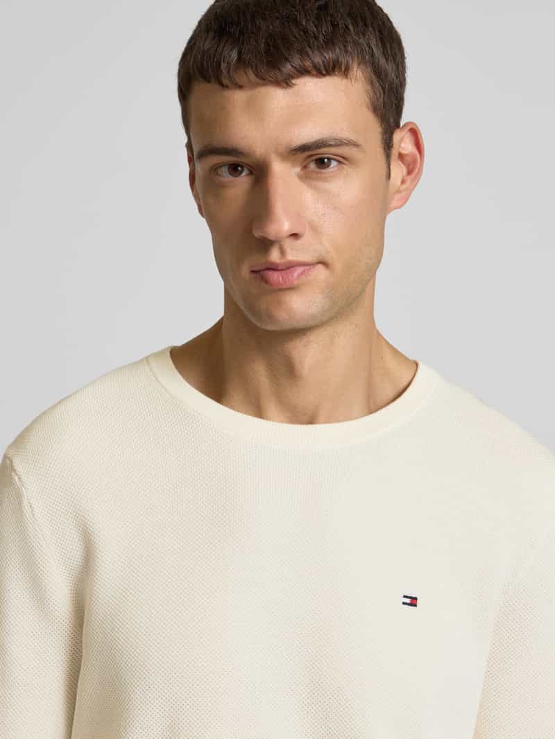 Tommy Hilfiger Gebreide pullover met logostitching