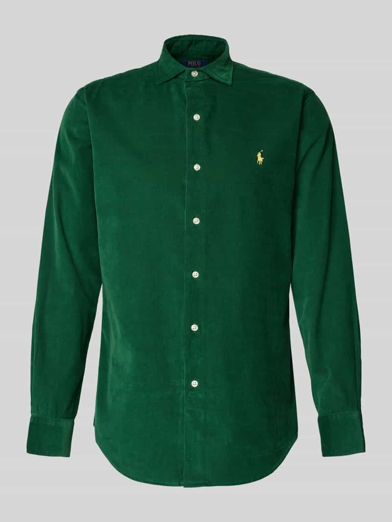 Polo Ralph Lauren Regular fit vrijetijdsoverhemd met logostitching model 'CORDUROY'