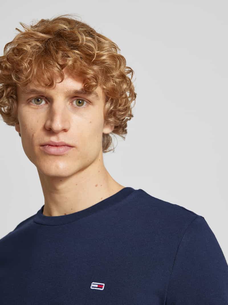 Tommy Jeans Slim fit T-shirt met logobadge in een set van 2 stuks