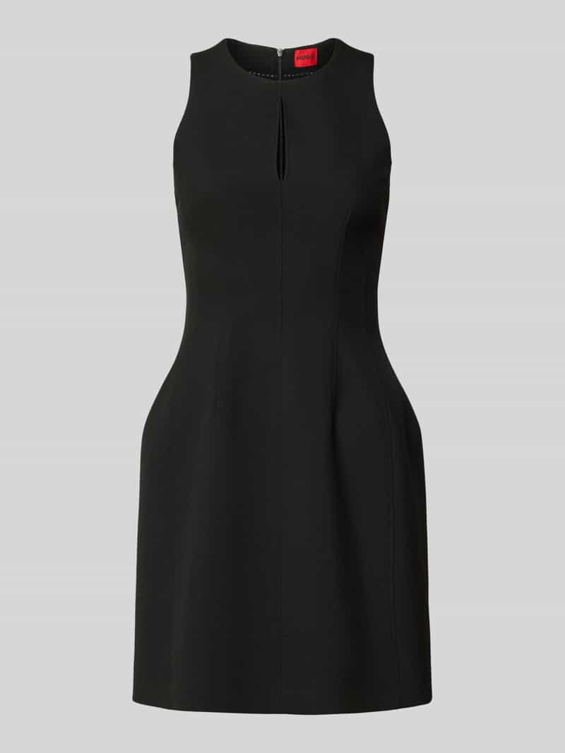 HUGO Nauwsluitende kokerjurk met viscose model 'KALOPIA'