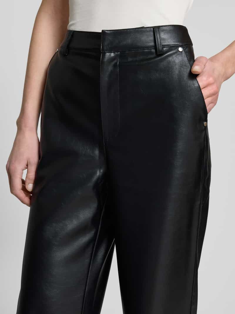 LeGer by Lena Gercke Stoffen broek in leerlook model 'Insa' LeGer Studio-collectie