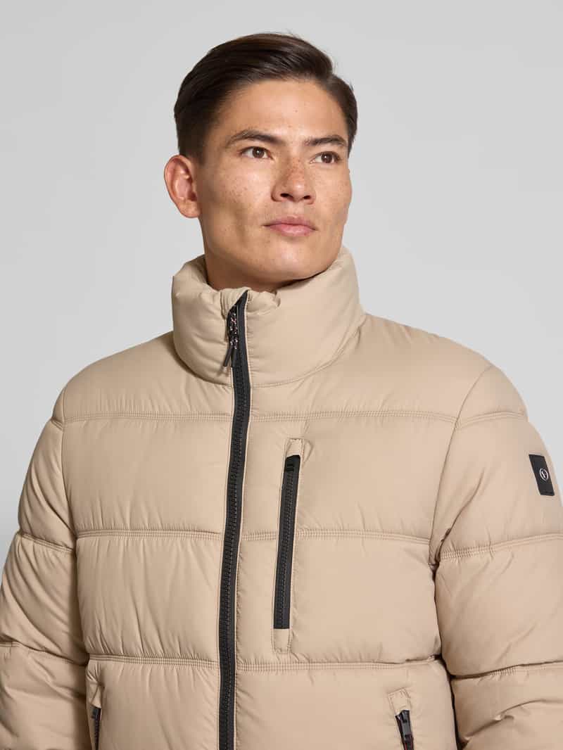 Tom Tailor Regular fit gewatteerd jack met opstaande kraag