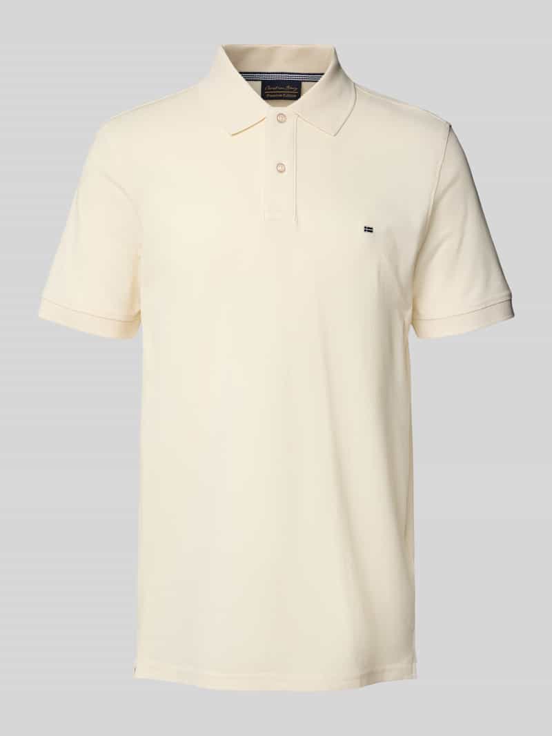 Christian Berg Men Regular fit poloshirt met logostitching