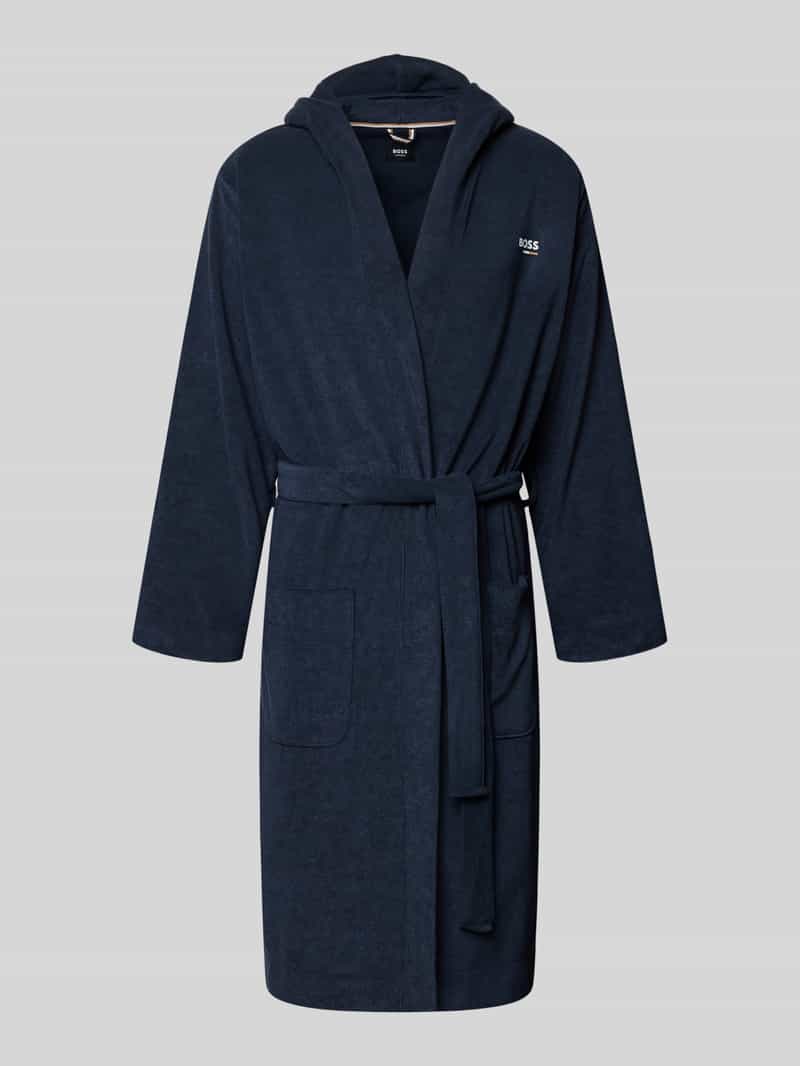 Boss regular fit badjas met viscose model 'Terry'