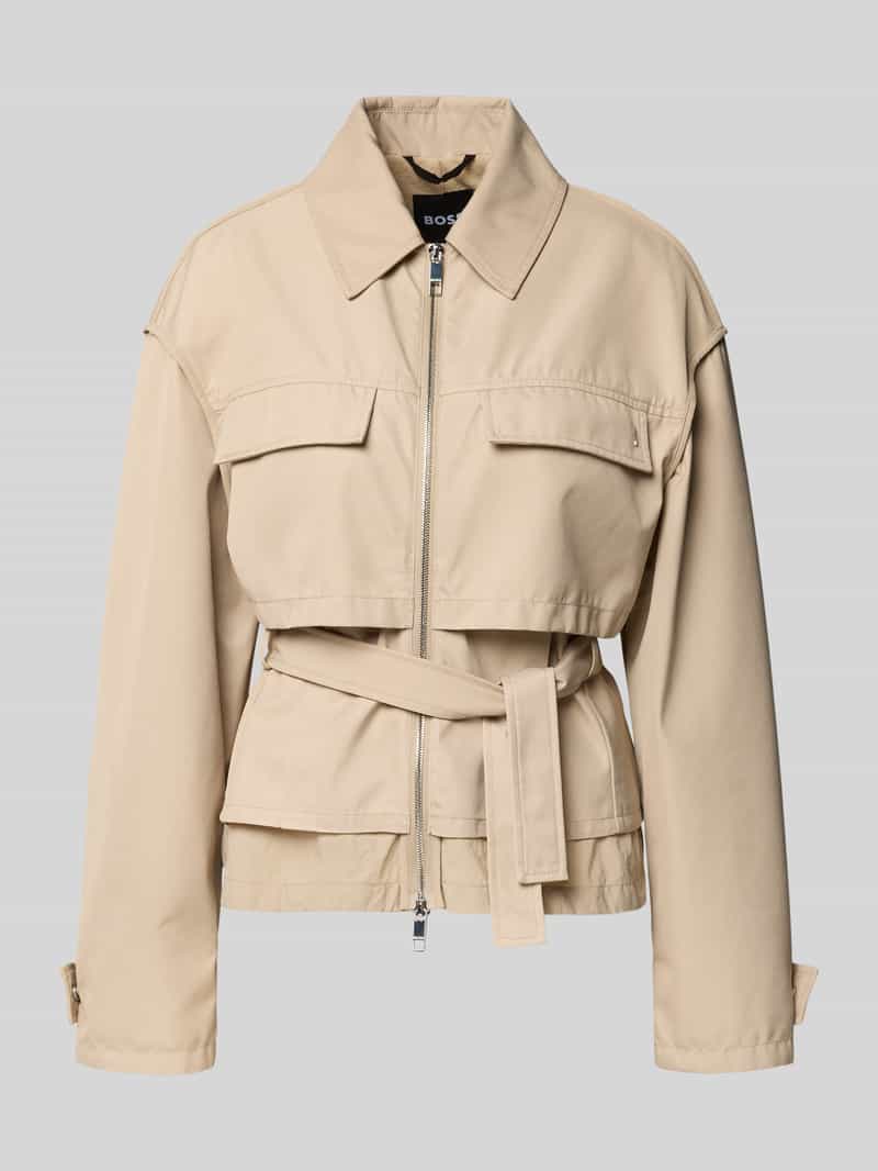 Regular fit parka met borstklepzakken model 'PAGLIERO'