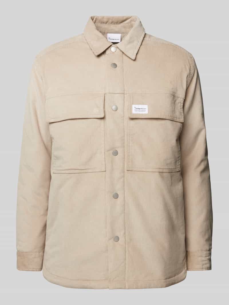 Overhemdjack met borstzakken, model 'corduroy'