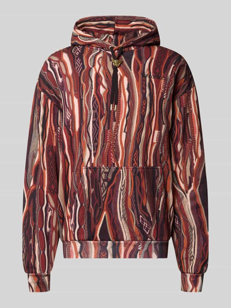 relaxed fit hoodie van puur katoen
