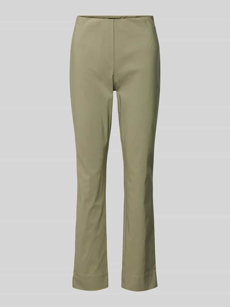 STEHMANN Slim fit broek met elastische band model 'INA'