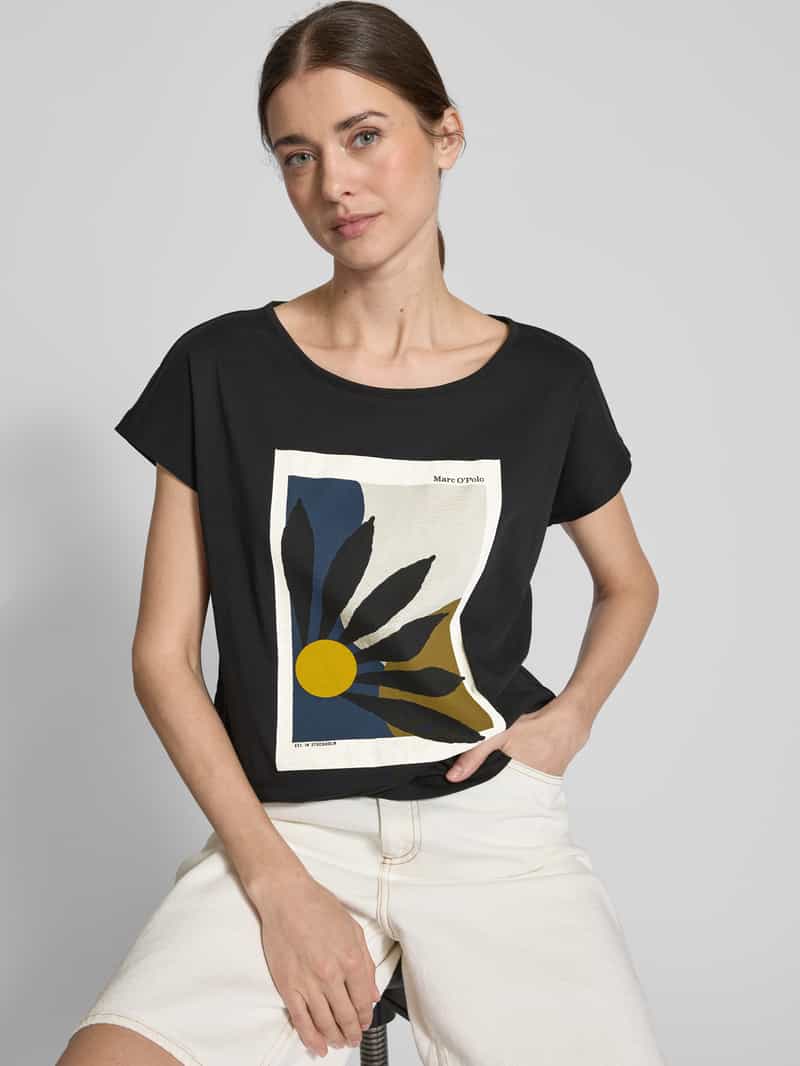 Marc O'Polo Regular fit T-shirt van puur katoen