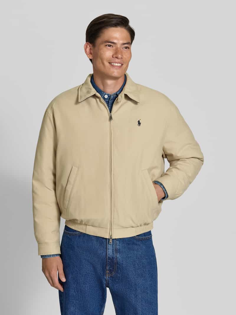 Polo Ralph Lauren Regular fit bomberjack met platte kraag