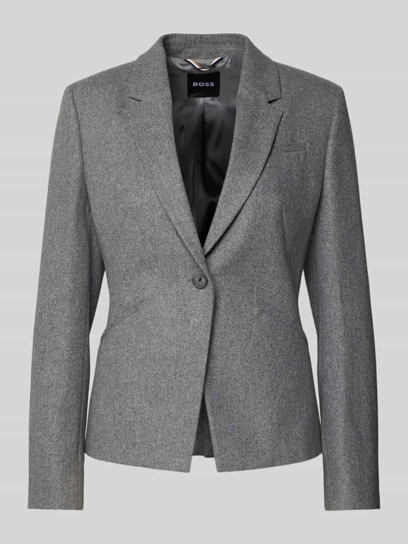 Boss Slim fit blazer van een mix van wol en lyocell model 'JIA9'