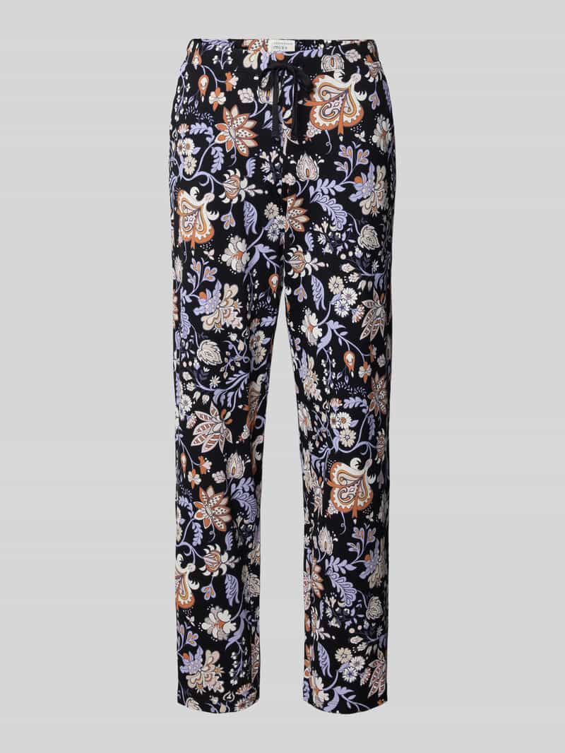 Schiesser Regular fit pyjamabroek met tunnelkoord