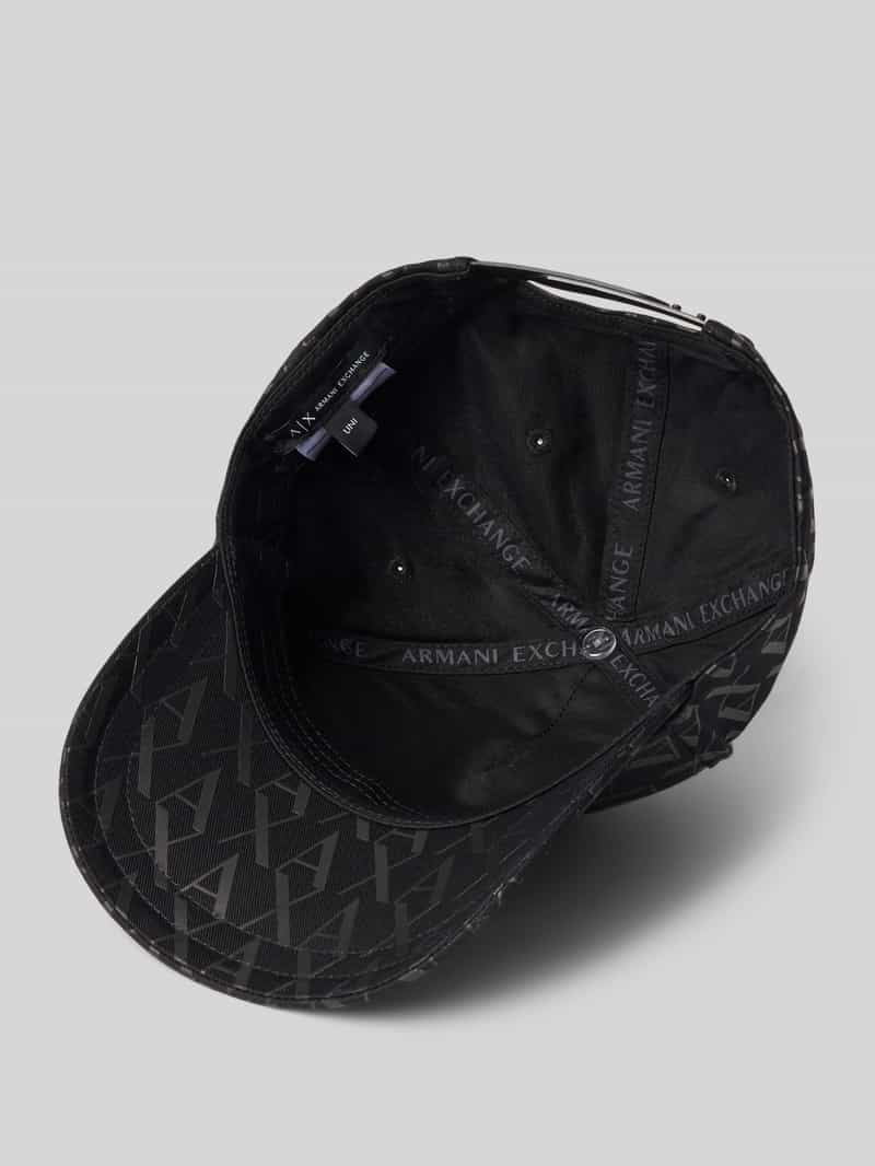 Armani Exchange Baseballpet met logomotief