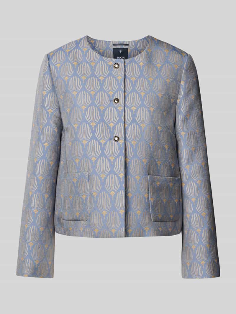 Joop! Regular fit blazer met ronde hals model 'JOLLY'