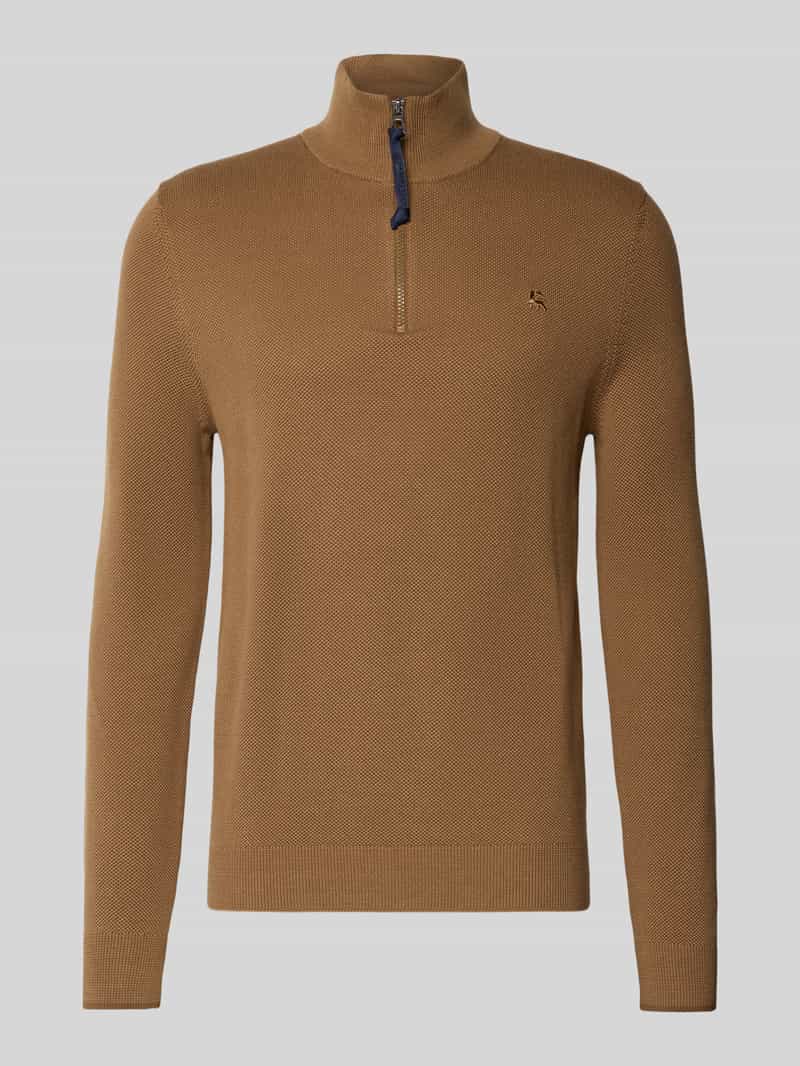 Lerros Gebreide pullover met schipperskraag