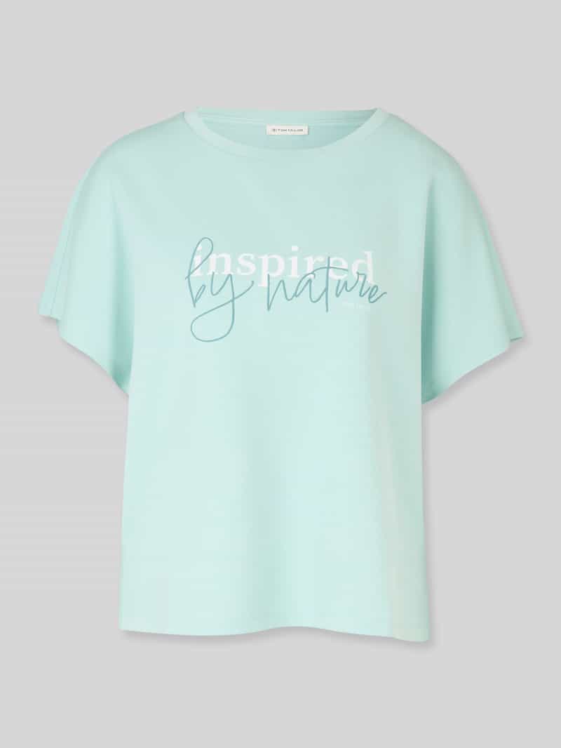 Tom Tailor Comfort Fit T-Shirt in Mint, Größe S 2015474S