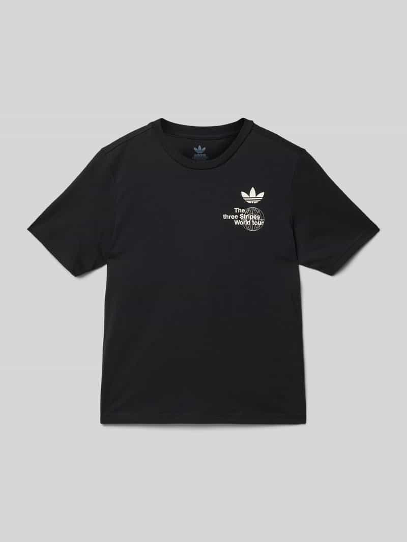 adidas Originals T-shirt met labelprint