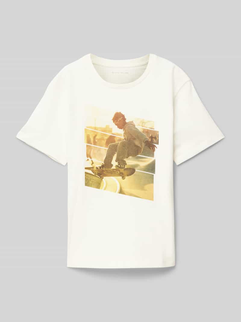 Tom Tailor Regular fit T-shirt met motiefprint