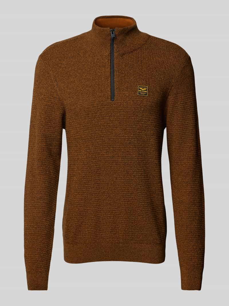 PME Legend Gebreide pullover met schipperskraag