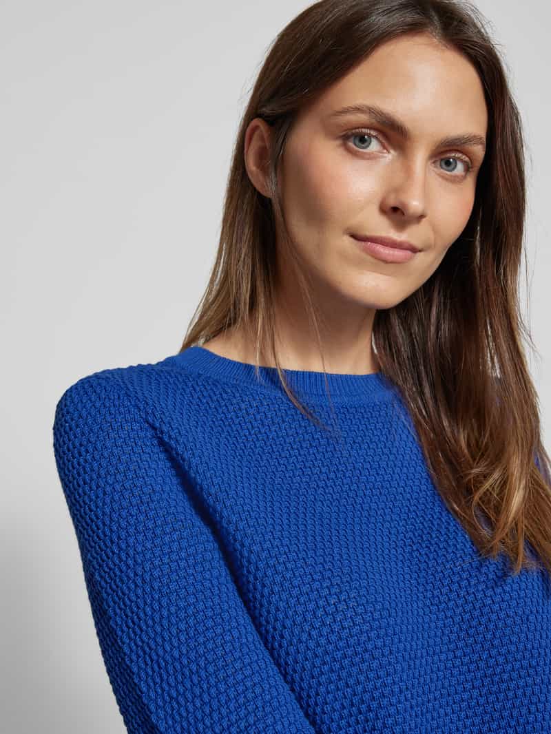 Vila Gebreide pullover met broderie anglaise model 'dalo'