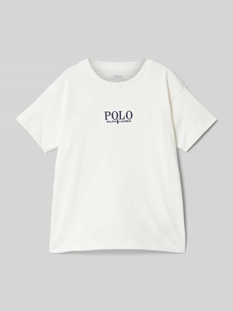 Polo Ralph Lauren Kids T-shirt met labelstitching