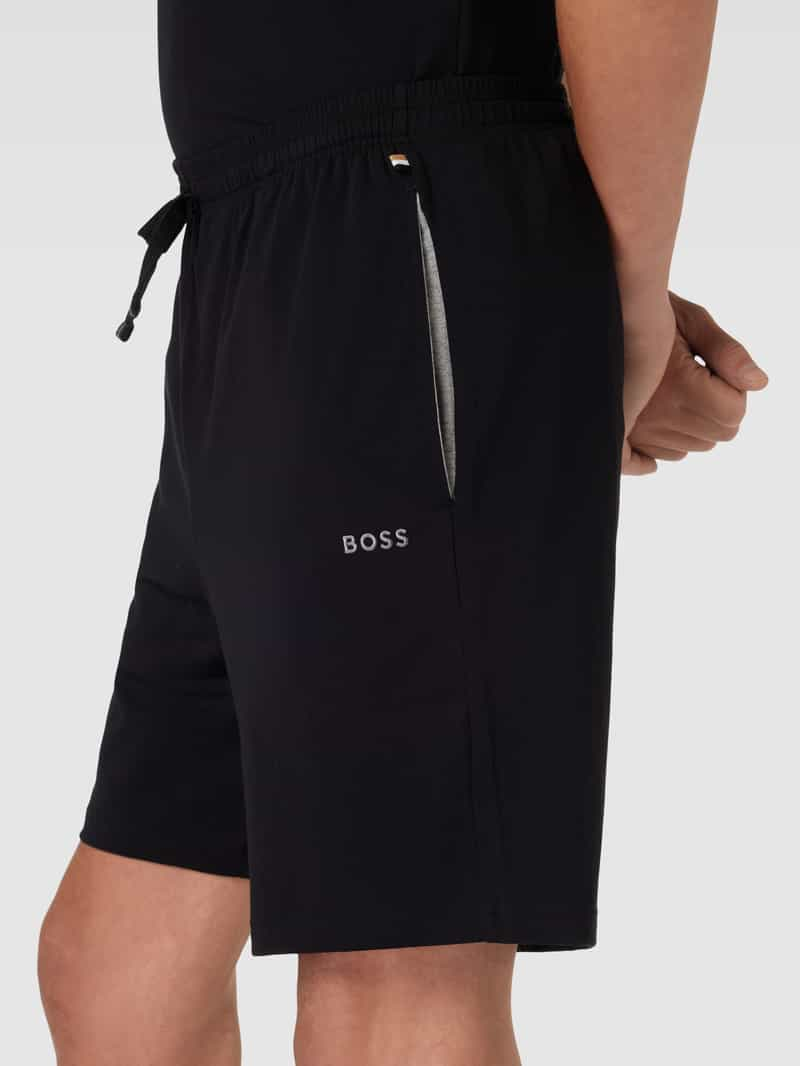 Boss Sweatpants met labelstitching model 'Mix&Match'