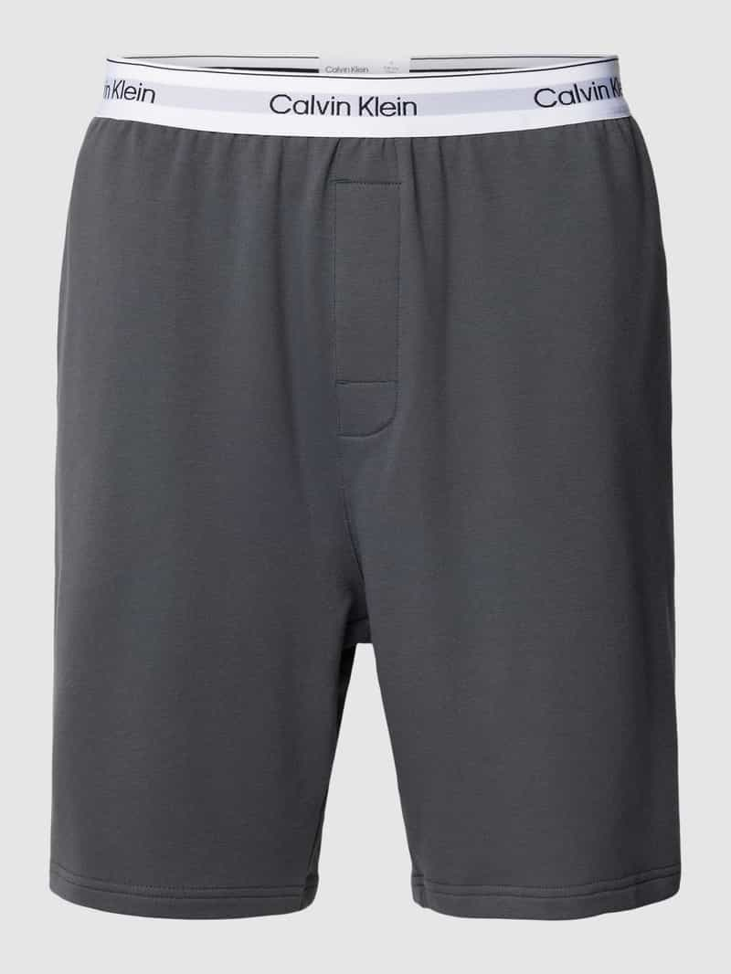 Calvin Klein Underwear Sweatshorts met labeldetails