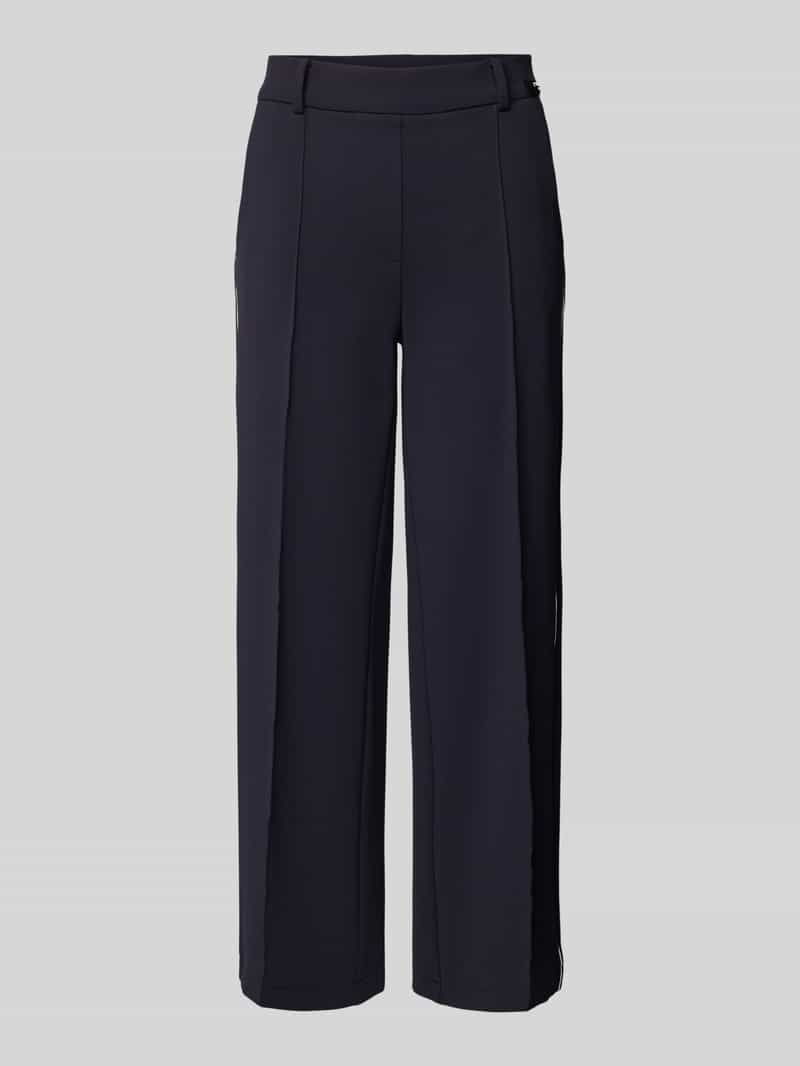 Straight leg stoffen broek met verkort model, model 'CAMERON'