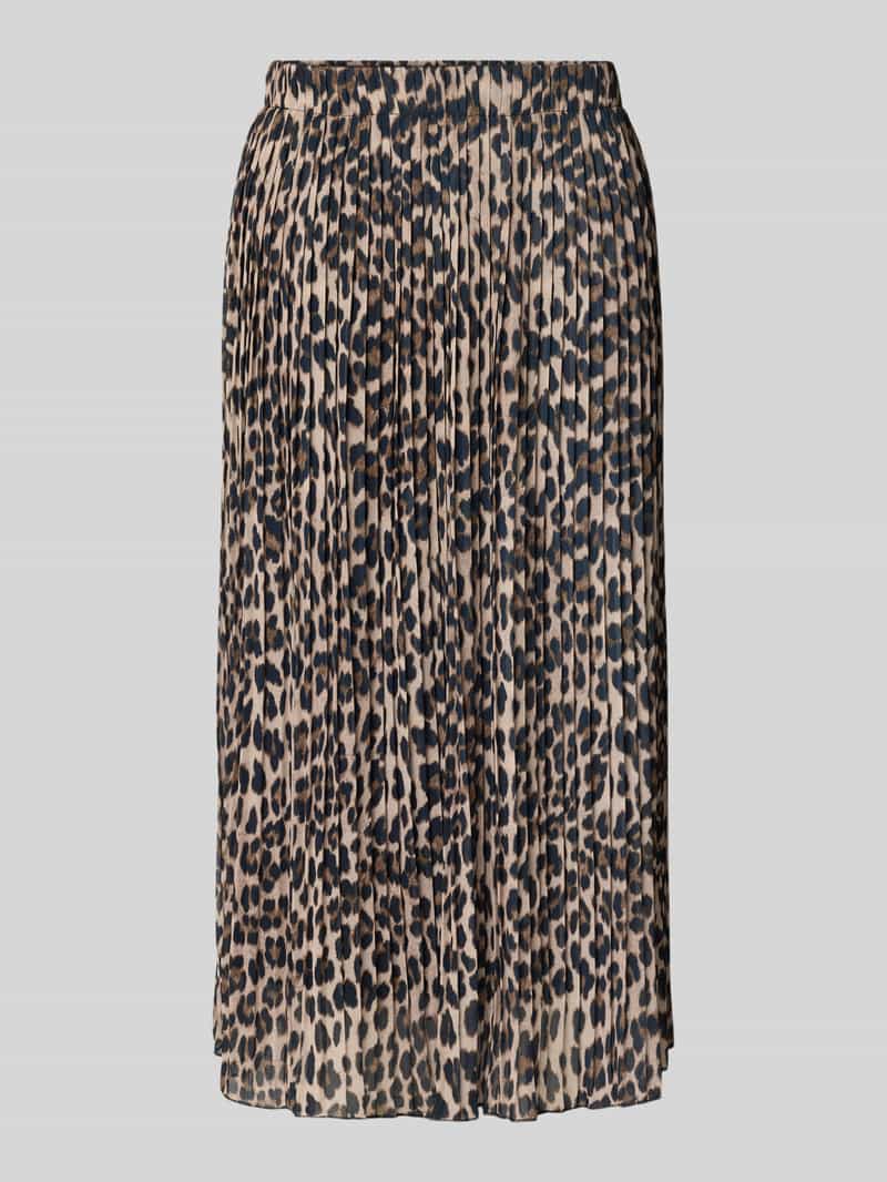 ZABAIONE Midirok met plissévouwen