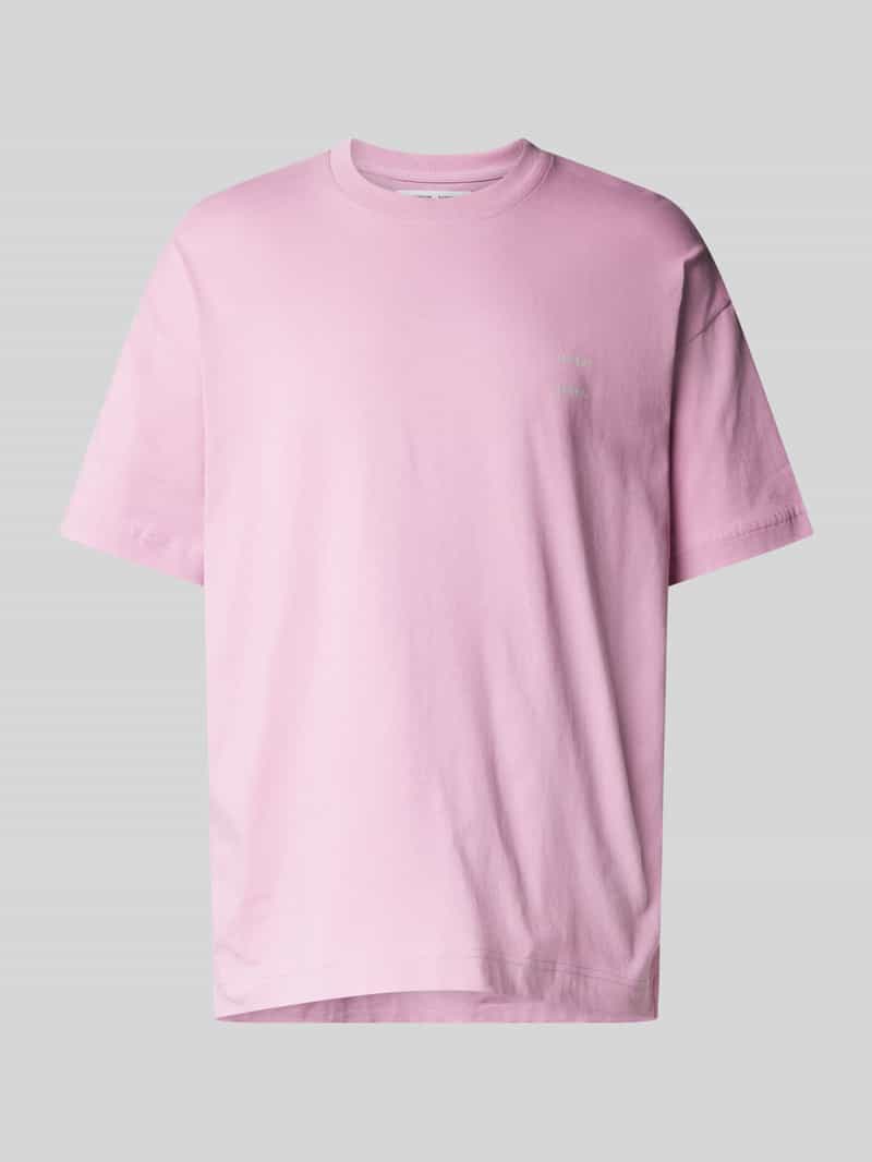 Samsøe T-shirt met labelprint model 'JOEL'