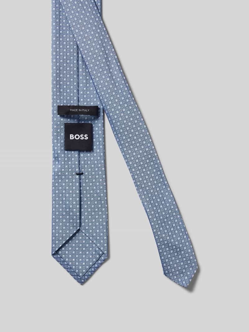 Boss Stropdas met all-over look (6 cm)