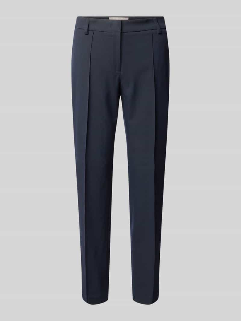 Christian Berg Woman Selection Slim fit stoffen broek met verkort model