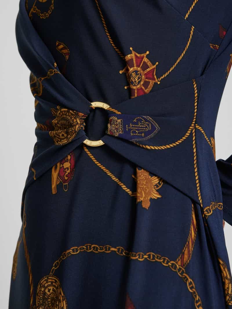 Lauren Ralph Lauren Knielange jurk met plooien model 'FABIANA'
