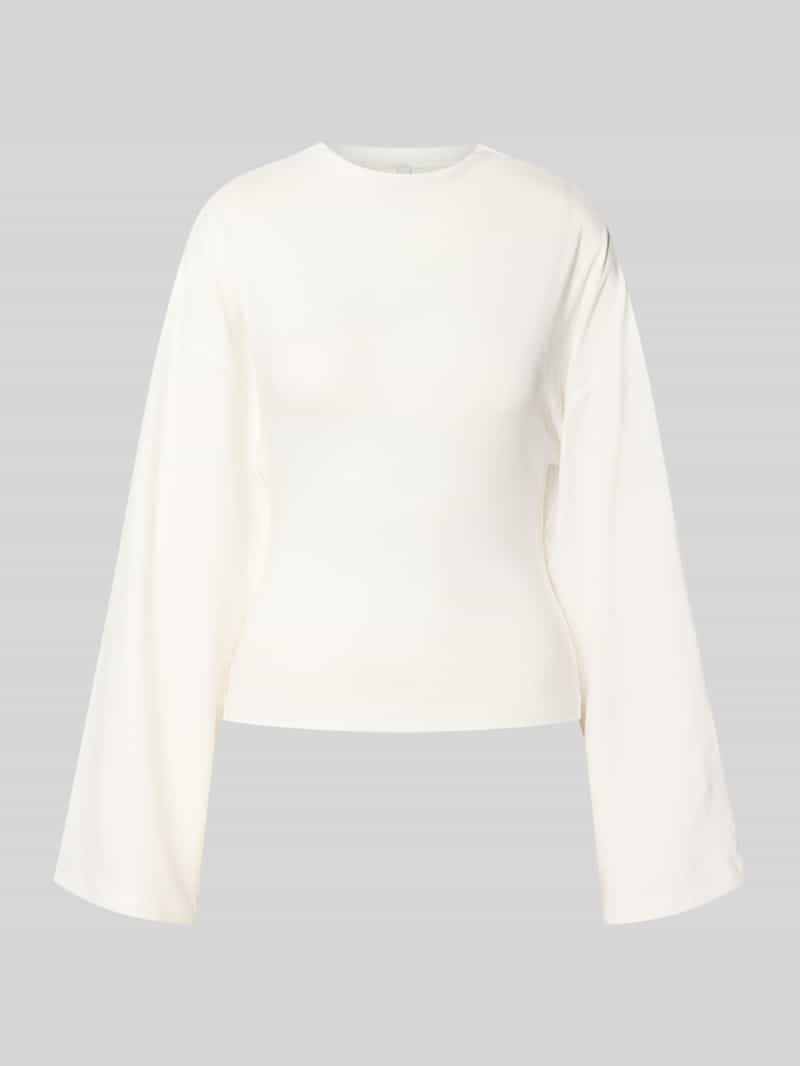 Regular fit shirt met lange mouwen van katoenmix model 'ESTRID'