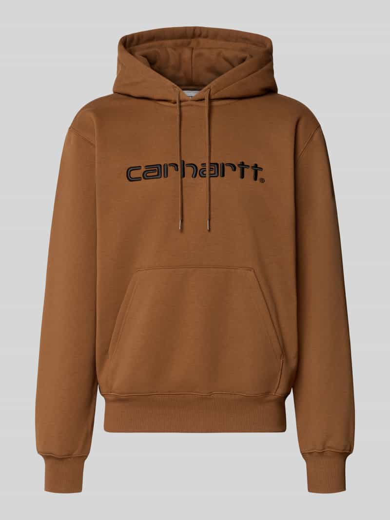 Carhartt Work In Progress hoodie met logo-opschrift