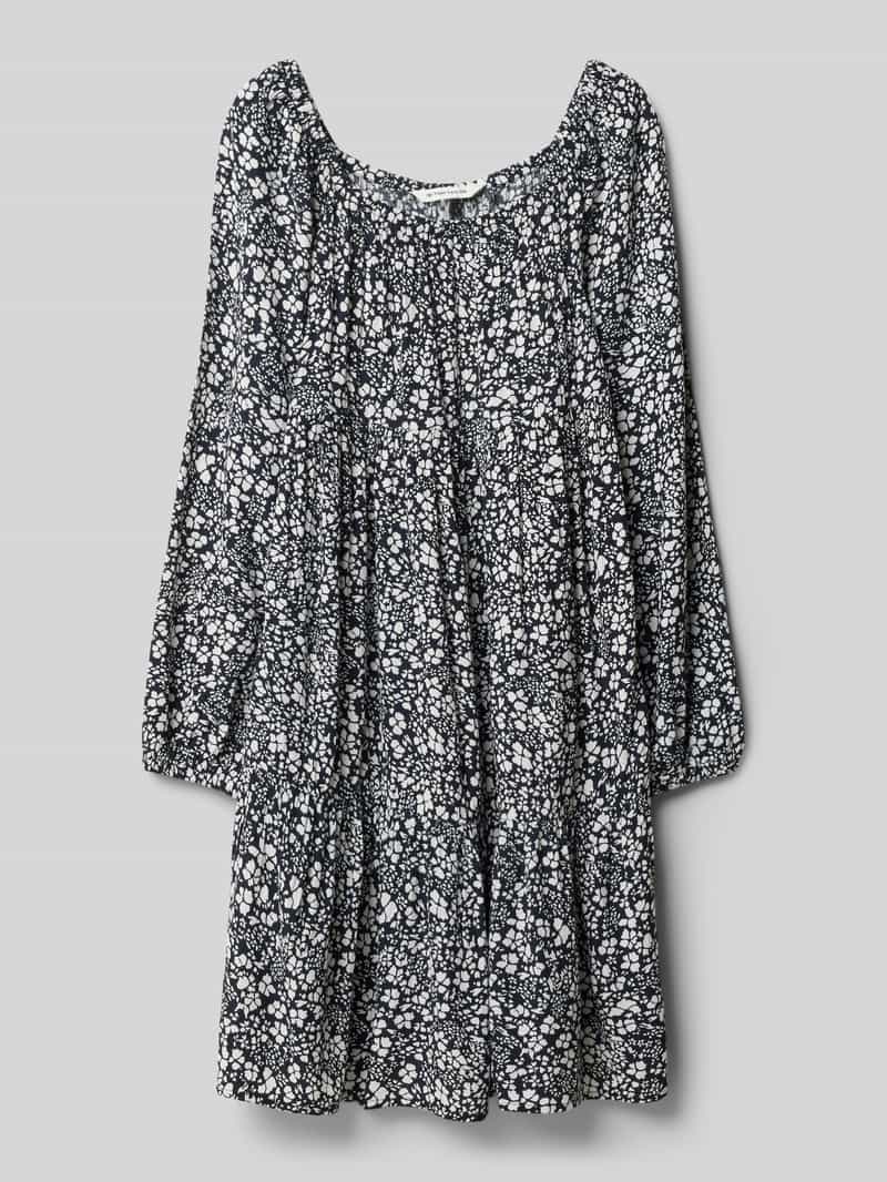Tom Tailor A-lijn-jurk met lange mouwen van viscose