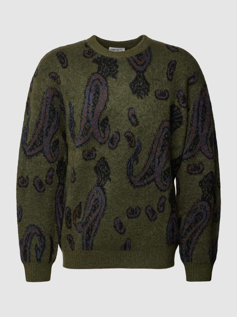 Carhartt Work In Progress Gebreide pullover met all-over motief model 'MEDFORD'