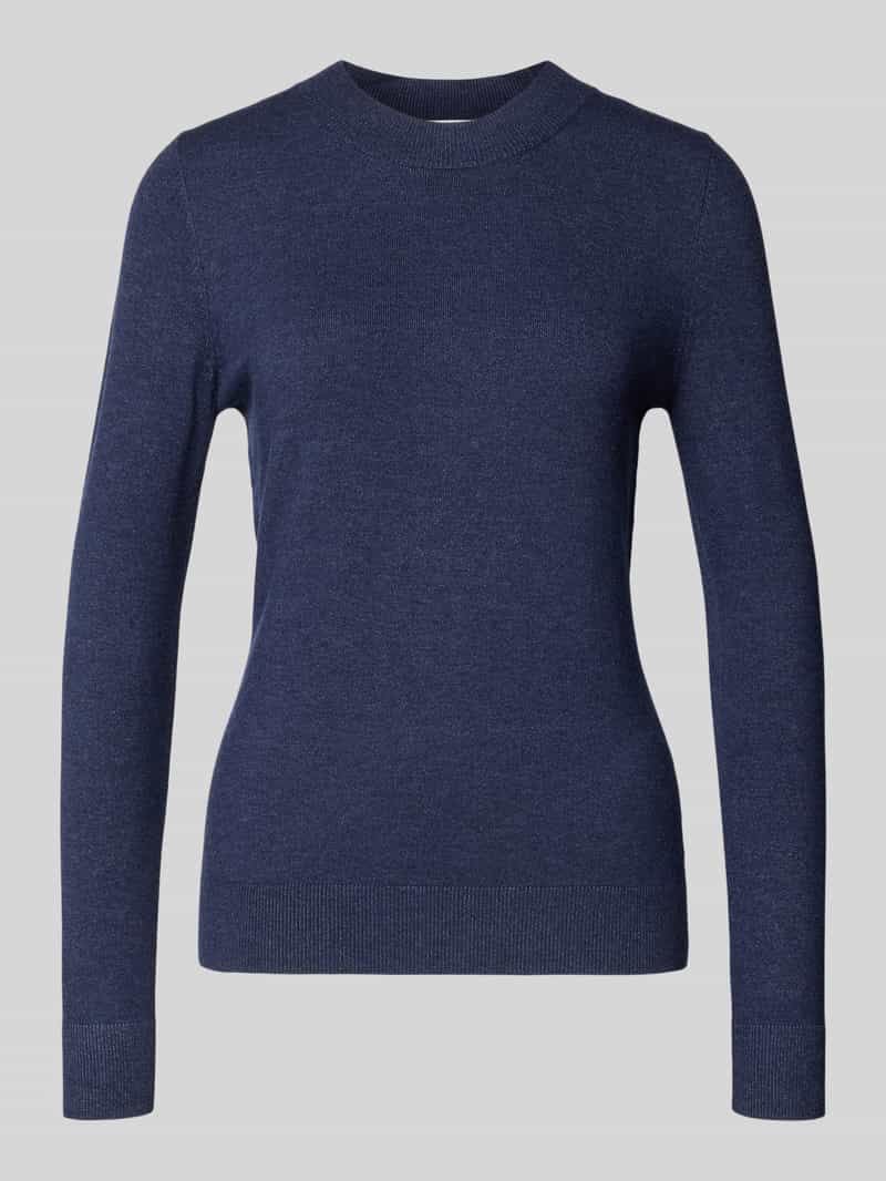 Christian Berg Woman Gebreide pullover van viscosemix met ronde hals